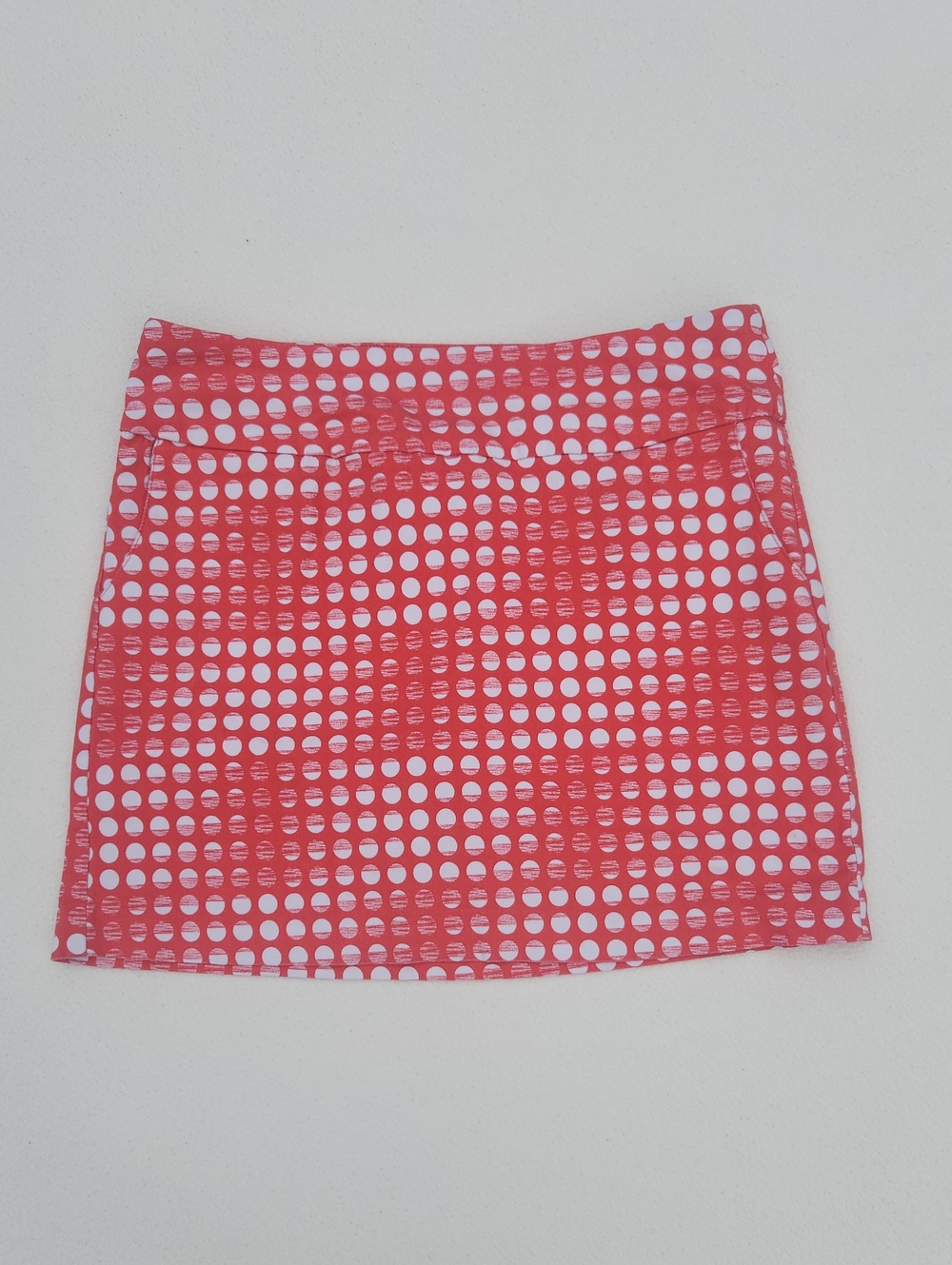 ​Zac & Rachel Petite Coral & White Polka Dot Skort Size 6P​